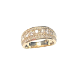 AM10436GY - 14K Yellow Gold Gents Ring