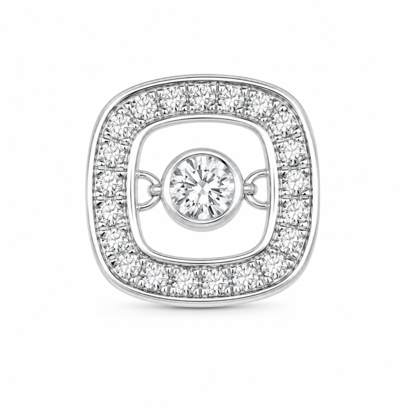 4640PA00W - 14K White Gold Pendant