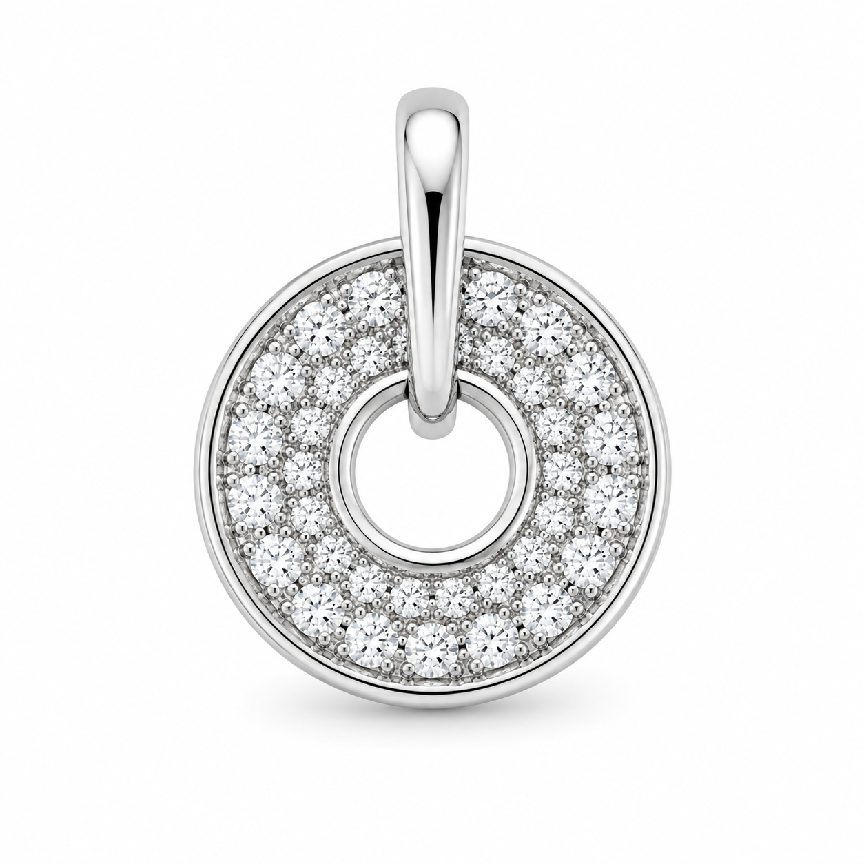 UB10395PW23 -14K White Gold Pendant