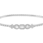 ABN10483W - 14K White Gold Bangle