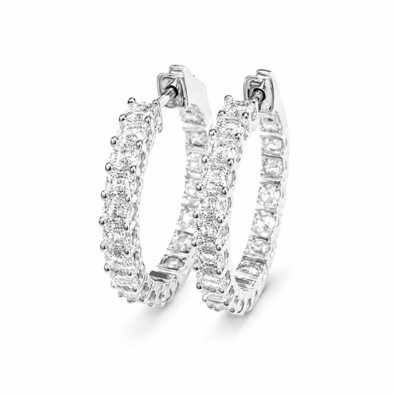 AE11401W - Hoop Earrings
