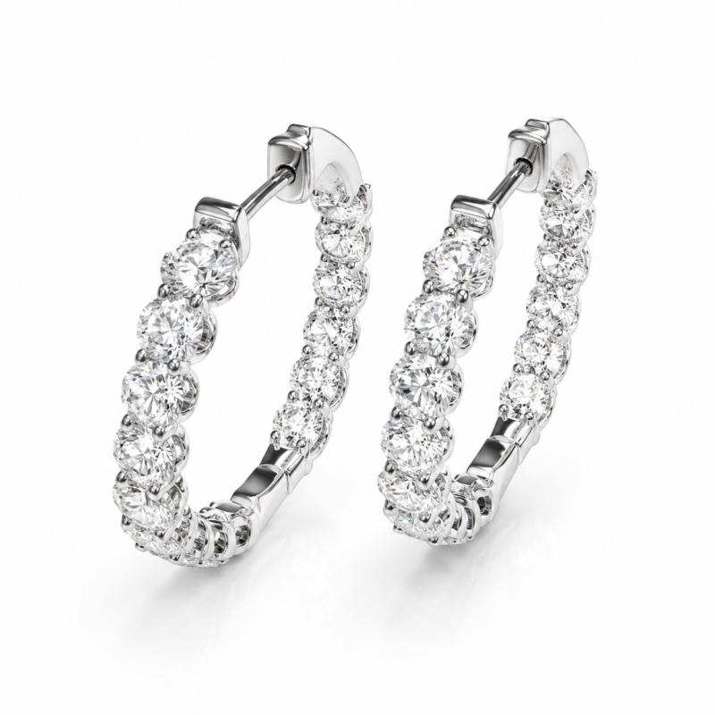 AE11569W1 -  Hoop Earrings