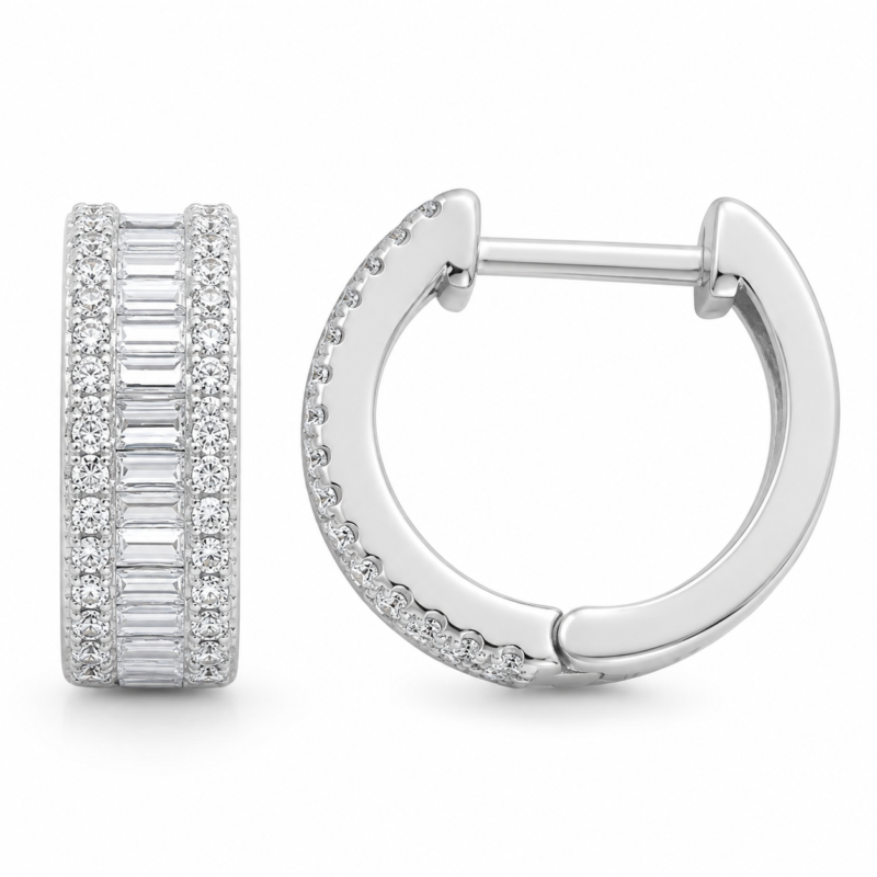 AJE08466W - Huggies Earrings