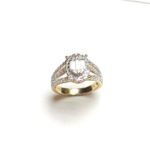 AMR01225Y - 14K Yellow Gold Engagement Ring