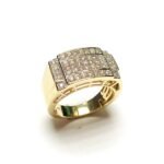 AMR03241Y - 14K Yellow Gold Gents Ring