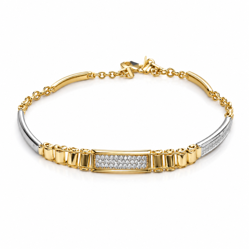AN284BRY - 14K Yellow Gold Bracelet