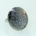 AR-11446W - 18K White Gold Fashion Ring