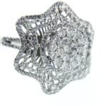 AR-11462W - 18K White Gold Fashion Ring