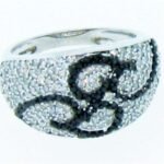 AR10681W - 14K White Gold Fashion Ring