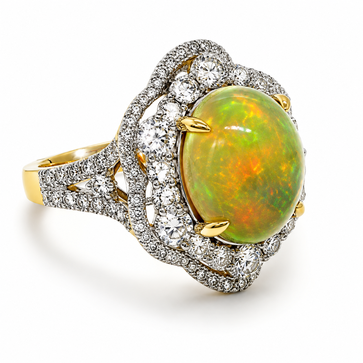 AR12127YOP -  Colored Stone Ring