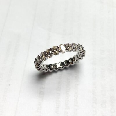 AR17125-1-5W - 14K White Gold Eternity Band