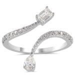 AR17955W - 14K White Gold Fashion Ring
