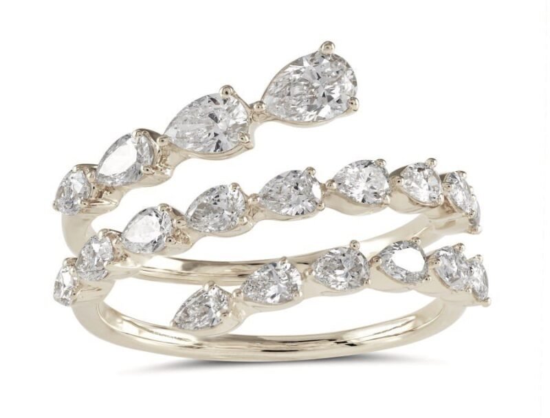 AR18014W - 14K White Gold Fashion Ring