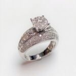 AR27072LSWBH - 14K White Gold Semi Mount Ring