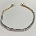 ASB12123WY - 14K Two Tones Gold Bracelet