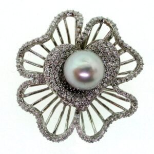 ASP10103W - 14K White Gold Pendant