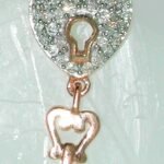 ASP10121PW - 14K Two Tones Gold Pendant