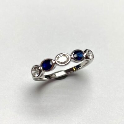 ASR12018SAW - 14K White Gold Fashion Ring