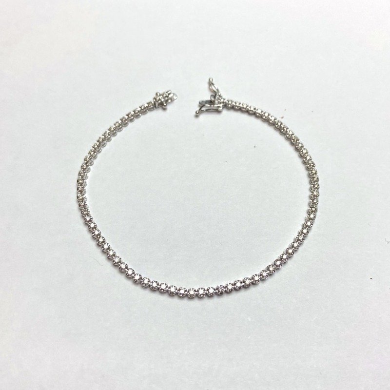 B29378W - 14K White Gold Bracelet