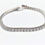 BR49X12W55 - 14K White Gold Bracelet