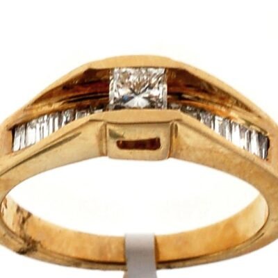 C.O14K005 - 14K Yellow Gold Engagement Ring
