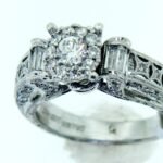 C.O18K01LSW - 18K White Gold Engagement Ring