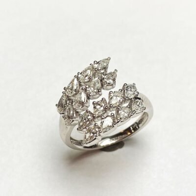 C278FW - 14K White Gold Fashion Ring