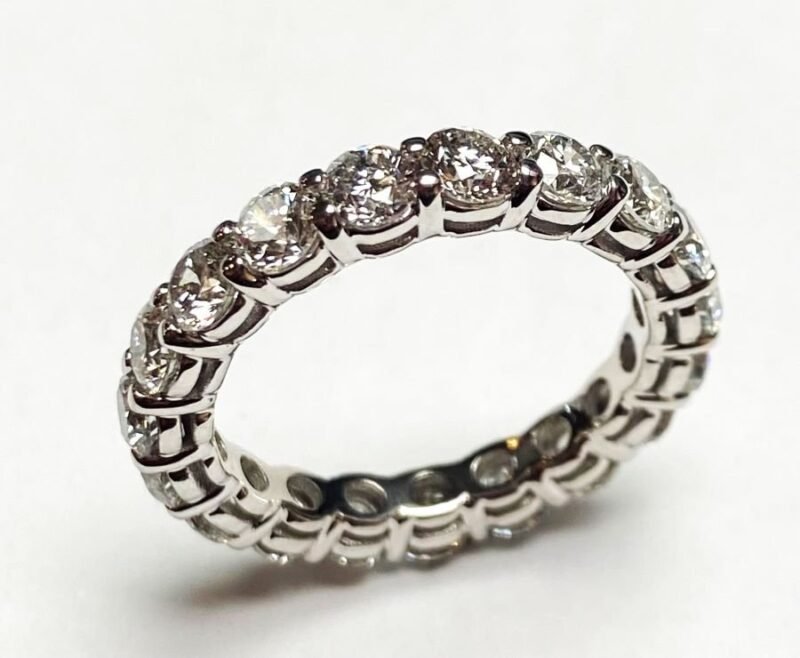 C300ETW - 14K White Gold Eternity Band