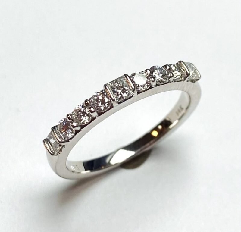 C307LW - 14K White Gold Wedding Band