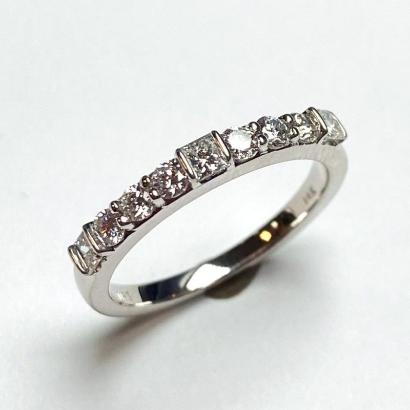 C307LW - 14K White Gold Wedding Band