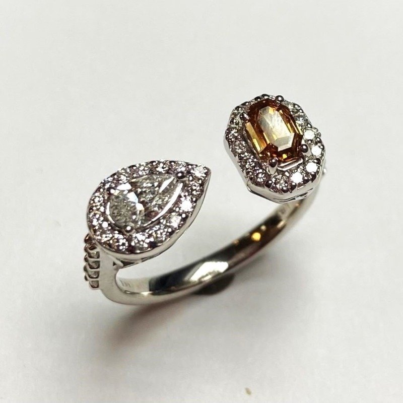 C309FW - 14K White Gold Fashion Ring