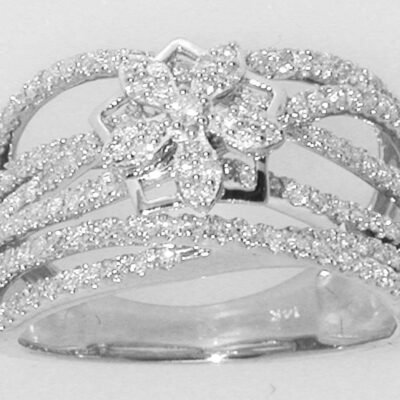 C9RR01605W - 14K White Gold Fashion Ring