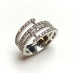 CAD237FW - 14K White Gold Fashion Ring