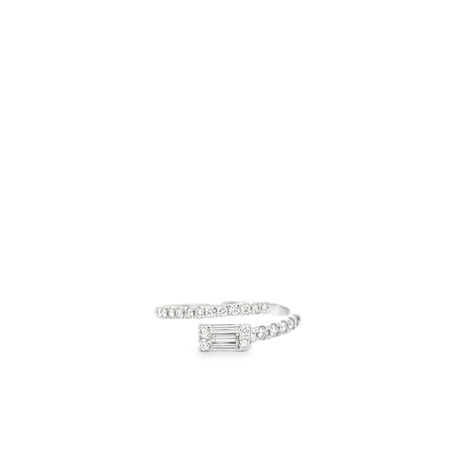CAD240FW - 14K White Gold Ring