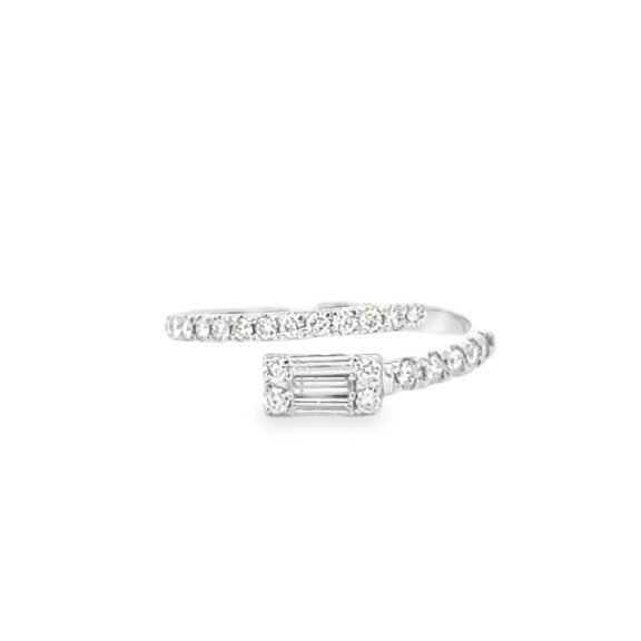 CAD240FW - 14K White Gold Ring