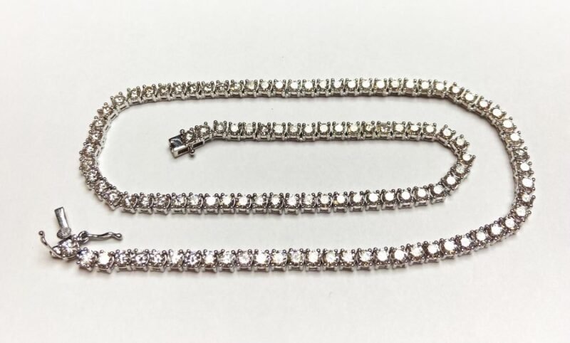 CH5A340MML16W - 14K White Gold Necklace