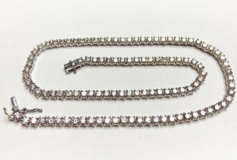 CH5A340MML16W - 14K White Gold Necklace