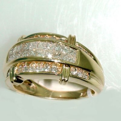 CO1242Y - 14K Yellow Gold Anniversary Ring