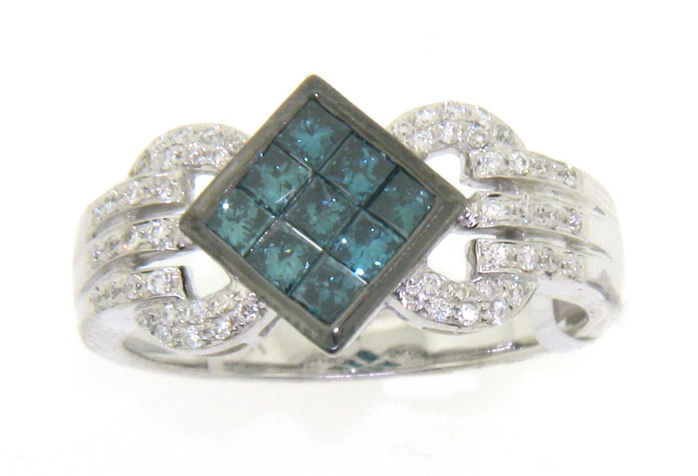 CO14FRW - 14K White Gold Fashion Ring