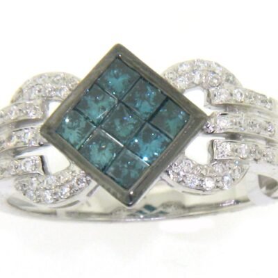 CO14FRW - 14K White Gold Fashion Ring