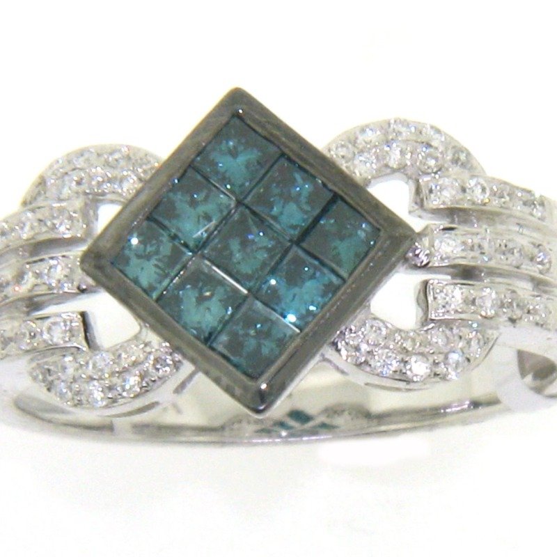CO14FRW - 14K White Gold Fashion Ring