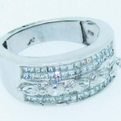 CO14K-16 - 14K White Gold Anniversary Ring