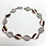 CO14KBRPW - 14K Two Tones Gold Bracelet