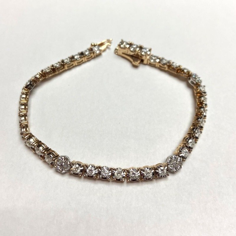 CO14KBRY330 - 14K Yellow Gold Bracelet