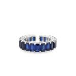CO14KETWJSA7.35 - 14K White Gold Eternity Band
