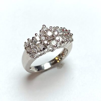 CO14KFR110 - 14K White Gold Fashion Ring