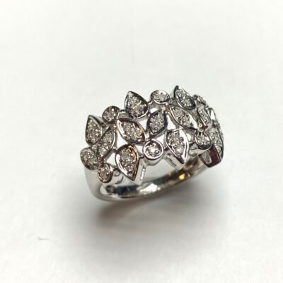 CO14KFRW035 - 14K White Gold Fashion Ring