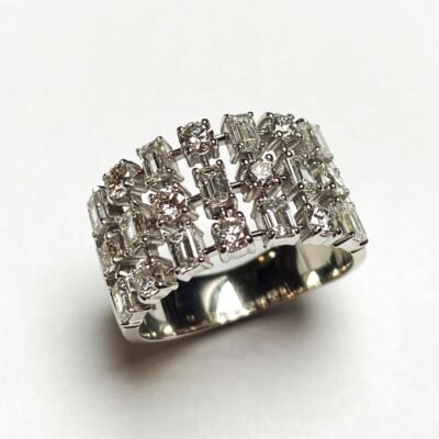 CO14KFRW1.98 - 14K White Gold Fashion Ring