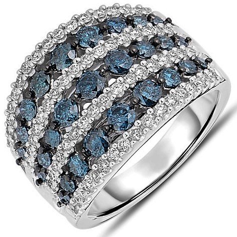 CO14KFRW15 - 14K White Gold Fashion Ring