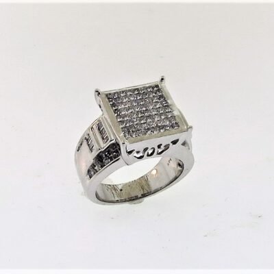 CO14KFRW166 - 14K White Gold Fashion Ring